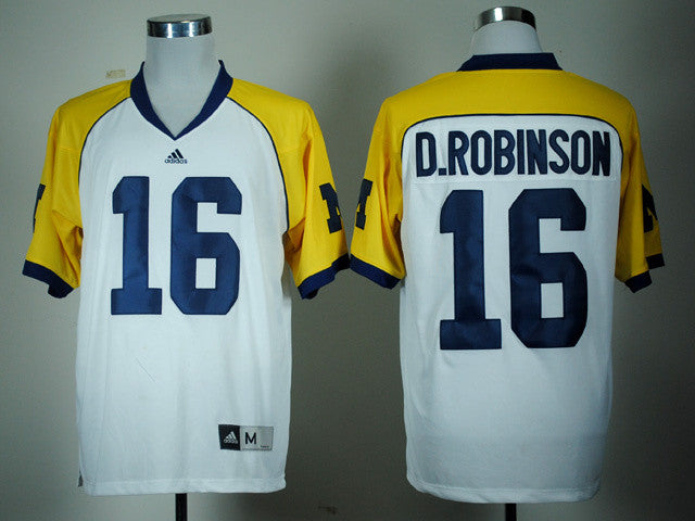 Denard Robinson Michigan Wolverines white Classic jersey