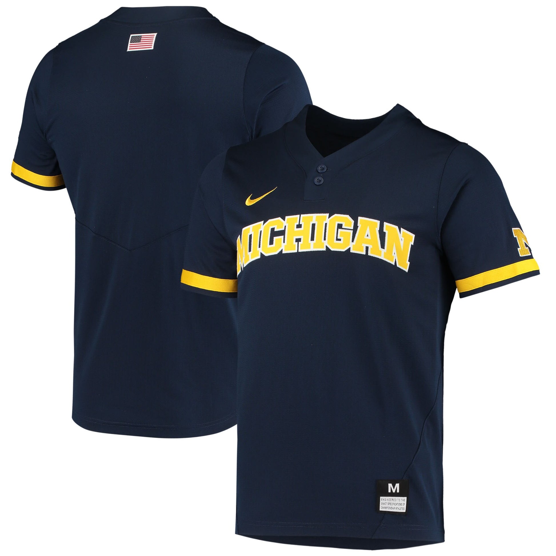 Michigan Wolverines navy jersey