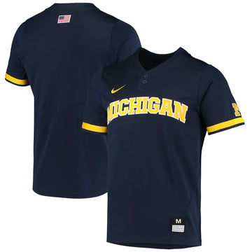 Michigan Wolverines navy jersey