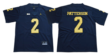 Shea Patterson Michigan Wolverines navy jersey