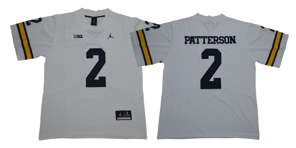 Shea Patterson Michigan Wolverines white jersey