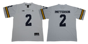 Shea Patterson Michigan Wolverines white jersey