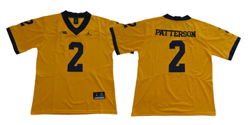Shea Patterson Michigan Wolverines yellow jersey