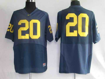 Michigan Wolverines blue jersey