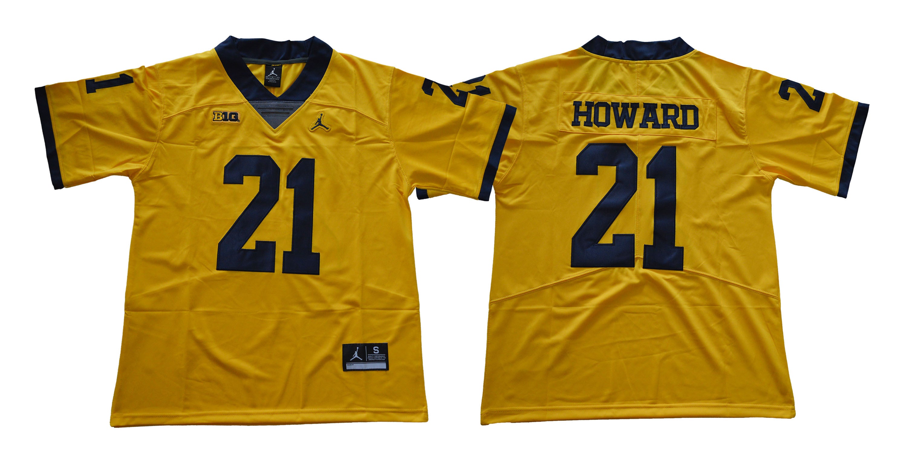 Desmond Howard Michigan Wolverines gold jersey