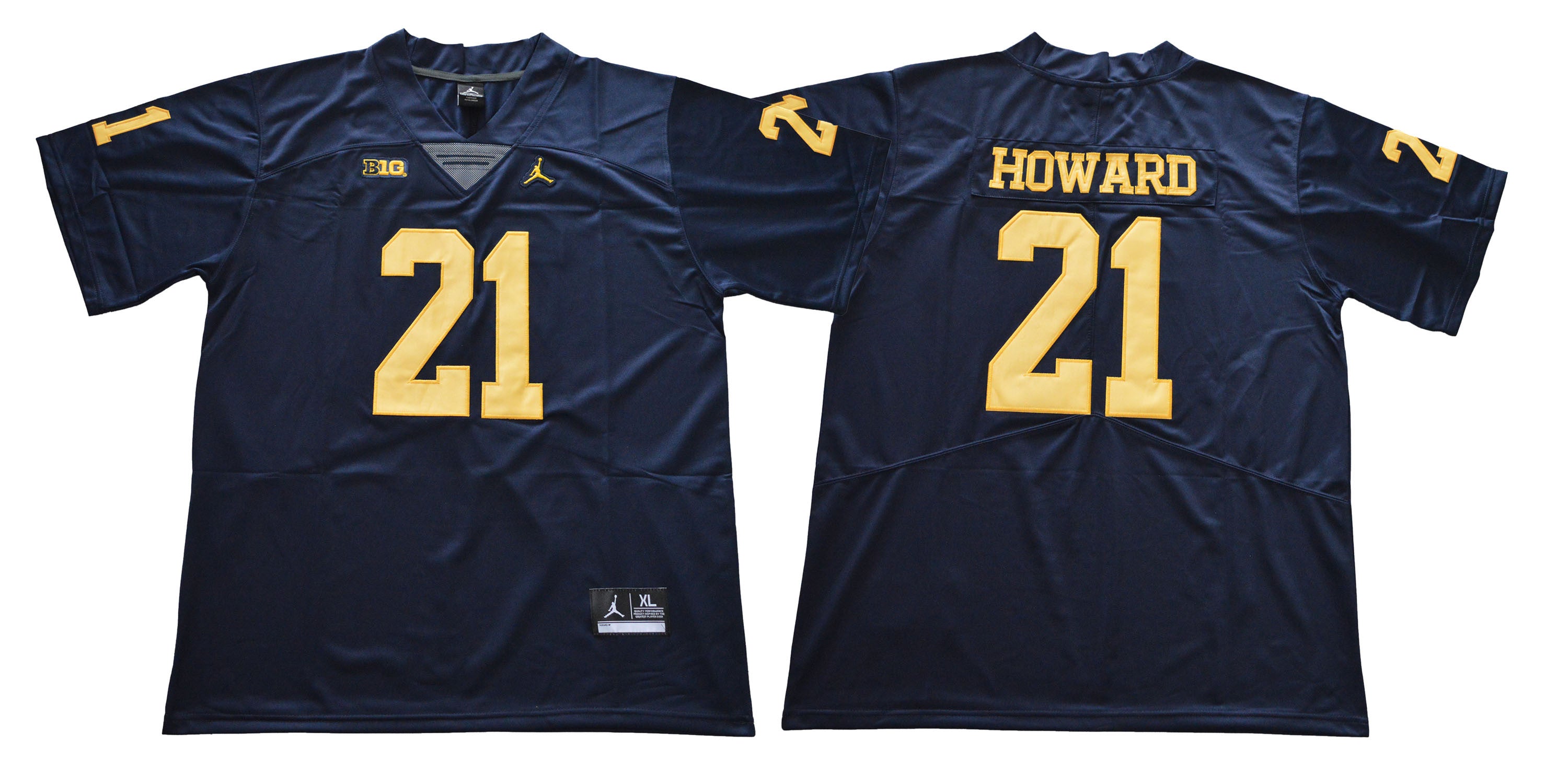 Desmond Howard Michigan Wolverines navy jersey