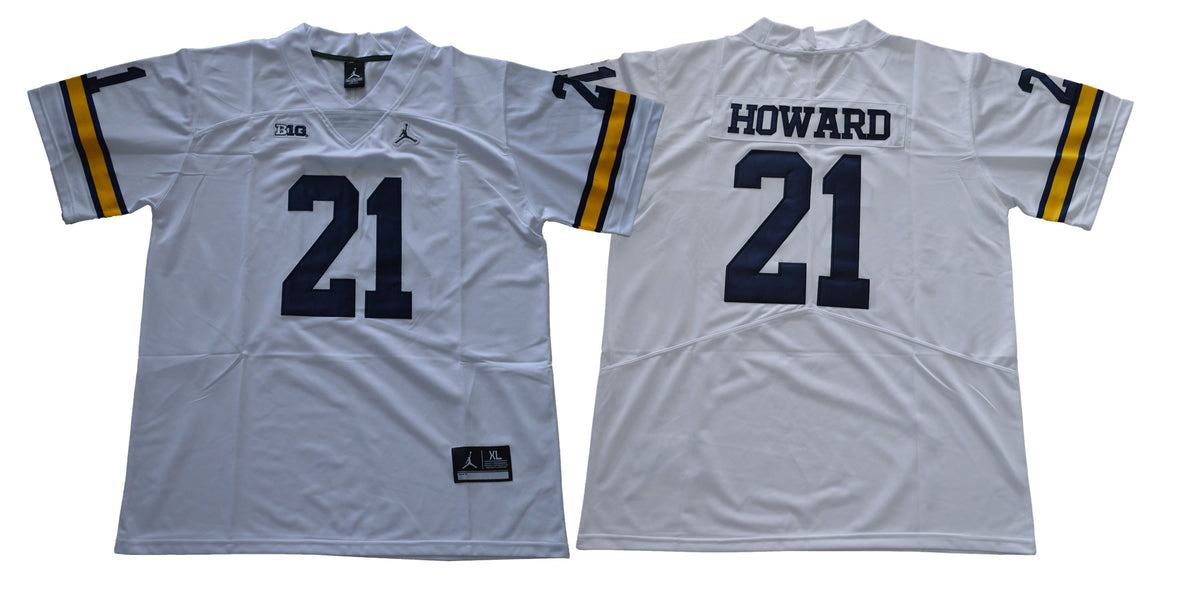 Desmond Howard Michigan Wolverines white jersey