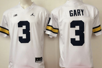 Rashan Gary Michigan Wolverines white jersey