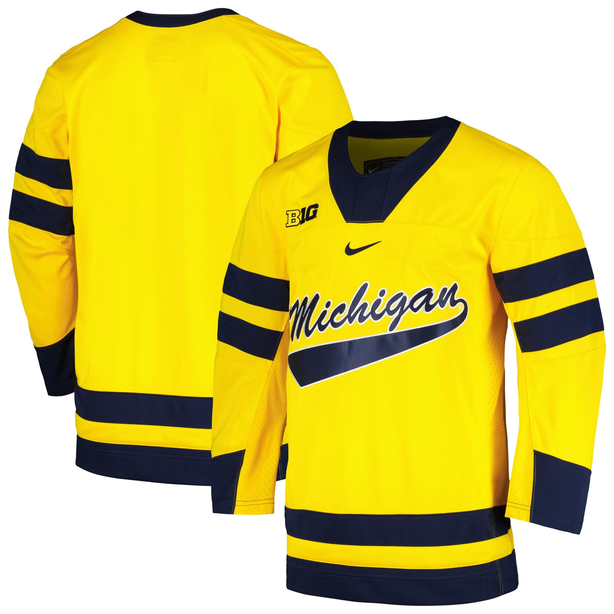 Maize Michigan Wolverines jersey