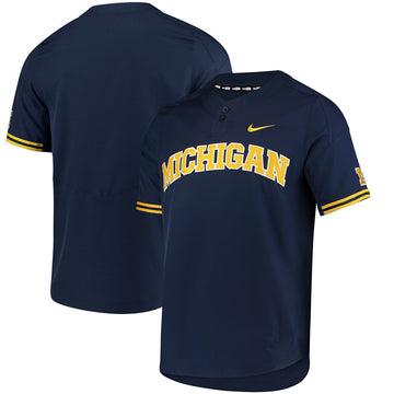 Michigan Wolverines navy jersey
