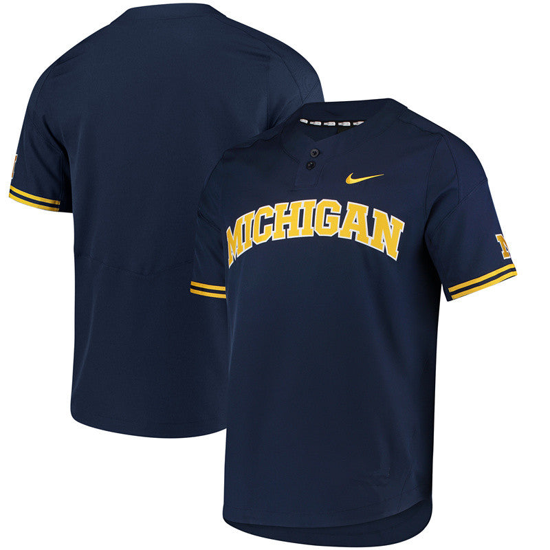 Michigan Wolverines navy jersey