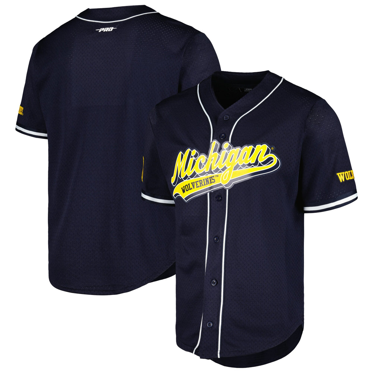Michigan Wolverines navy jersey