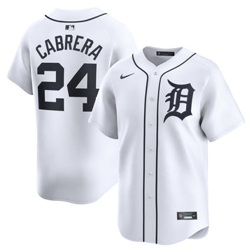 Miguel Cabrera Detroit Tigers white Limited jersey