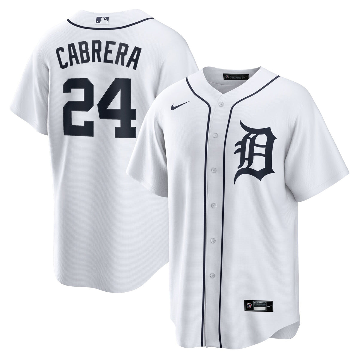 Miguel Cabrera Detroit Tigers white Home jersey