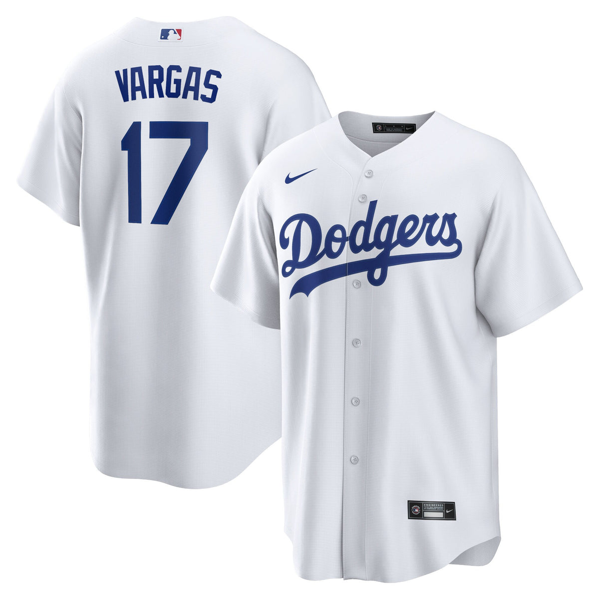 Miguel Vargas Los Angeles Dodgers white jersey
