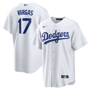 Miguel Vargas Los Angeles Dodgers white jersey