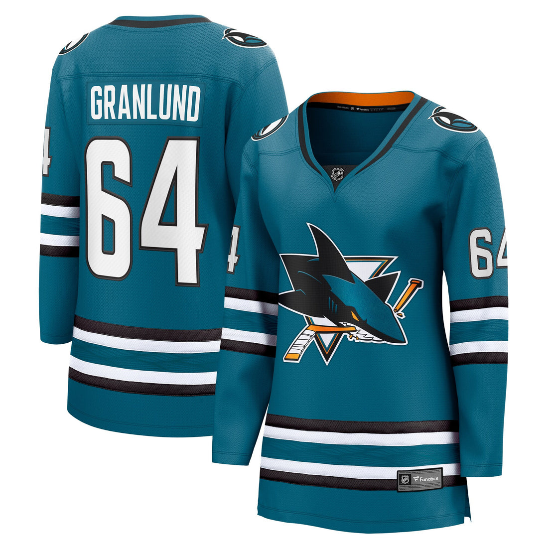 Mikael Granlund San Jose Sharks teal Home jersey