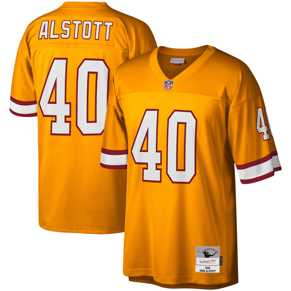 Mike Alstott Tampa Bay Buccaneers orange jersey