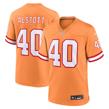 Mike Alstott Tampa Bay Buccaneers orange Throwback jersey