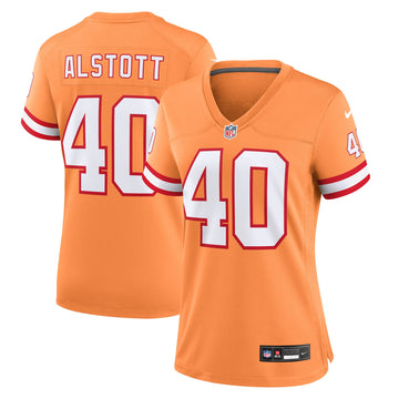 Mike Alstott Tampa Bay Buccaneers orange Throwback jersey