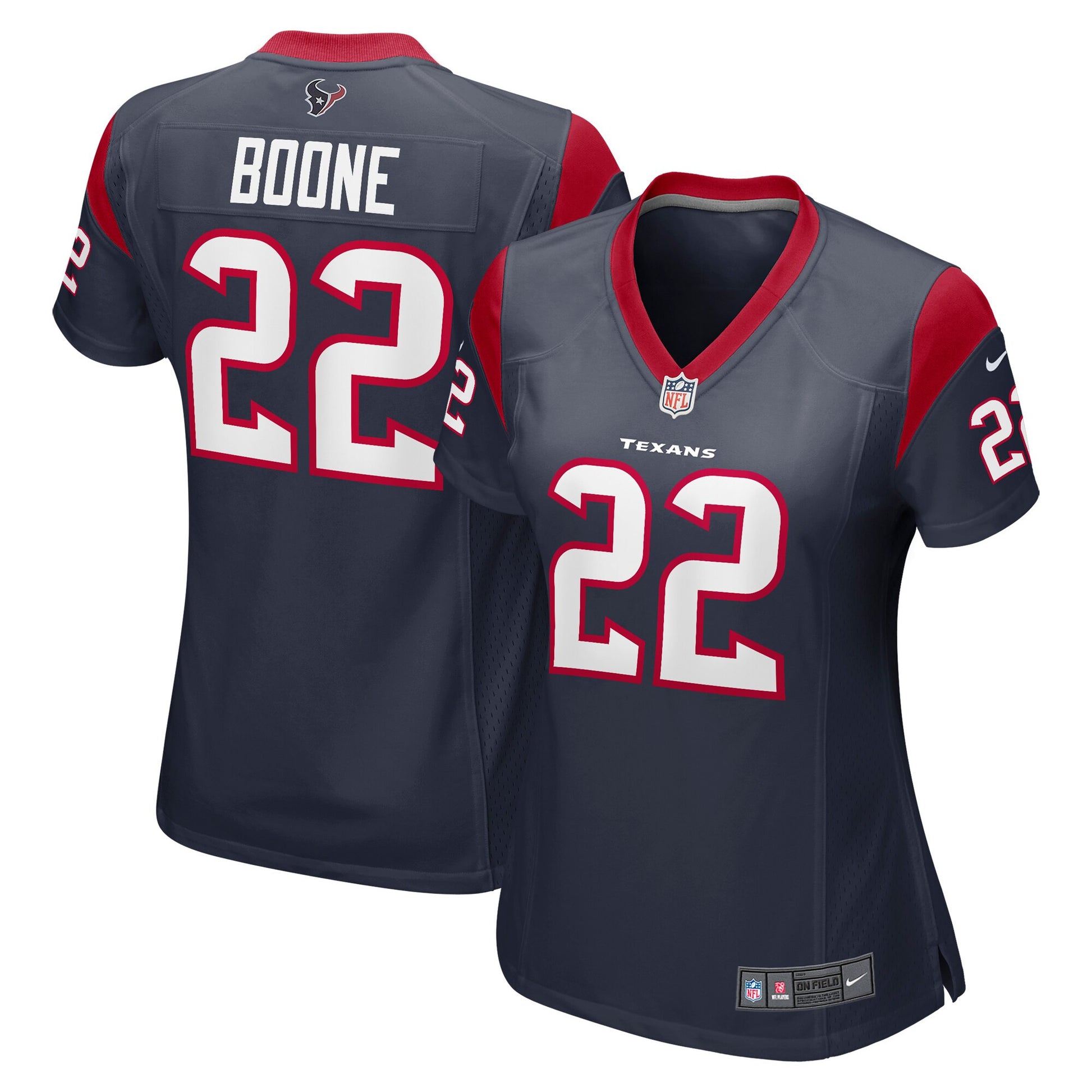 Mike Boone Houston Texans navy Game jersey