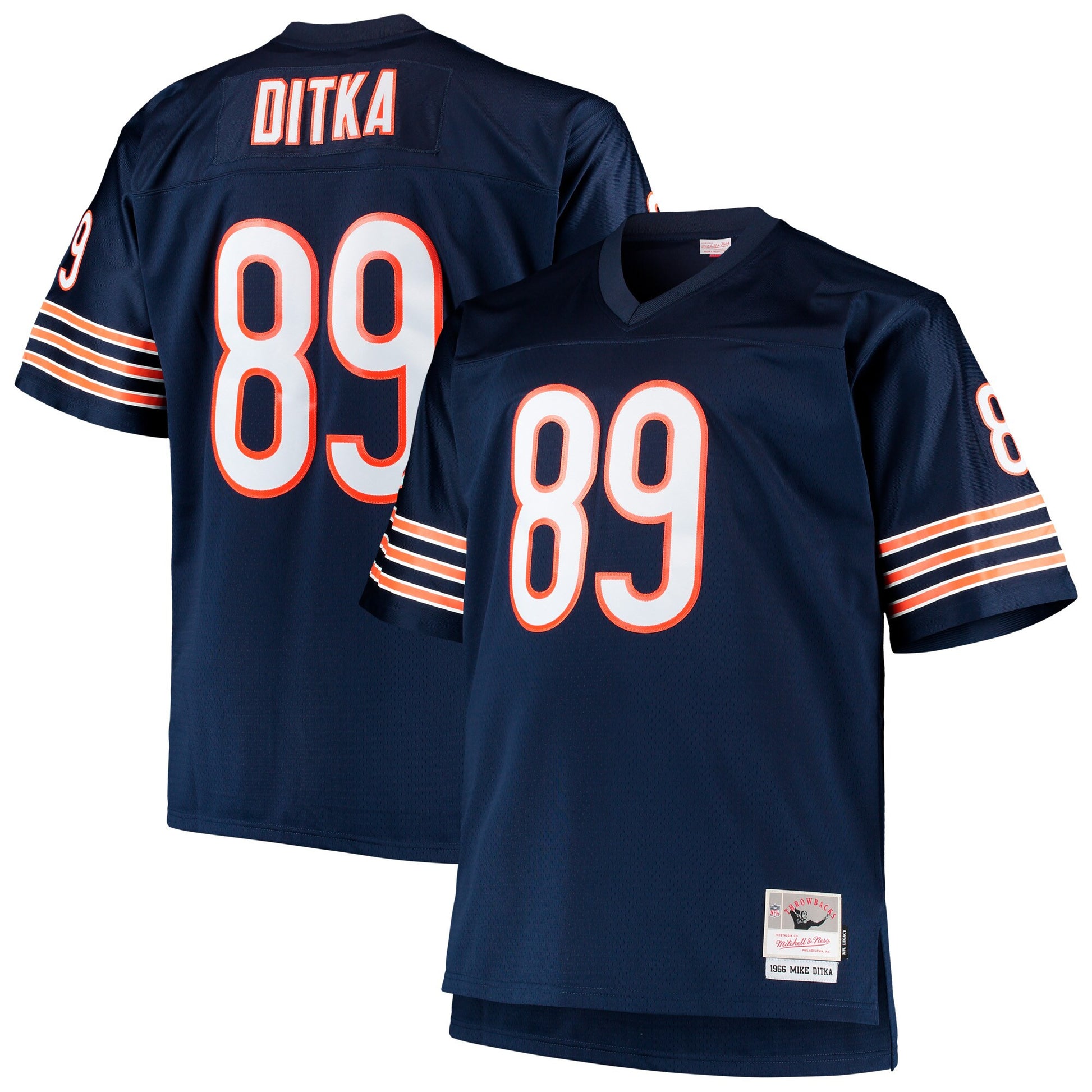 Mike Ditka Chicago Bears navy jersey
