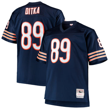 Mike Ditka Chicago Bears navy jersey