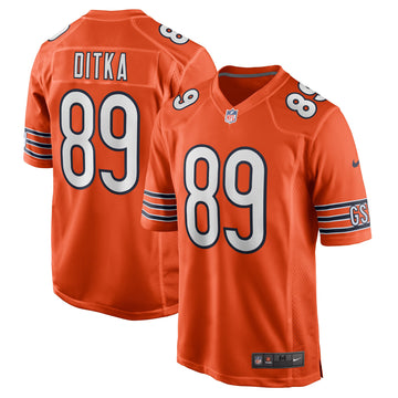 Mike Ditka Chicago Bears orange jersey