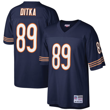 Mike Ditka Chicago Bears navy jersey