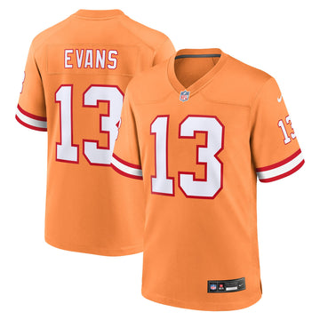 Mike Evans Tampa Bay Buccaneers orange Throwback jersey