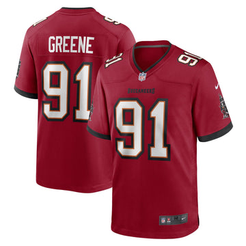 Mike Greene Tampa Bay Buccaneers red Game jersey