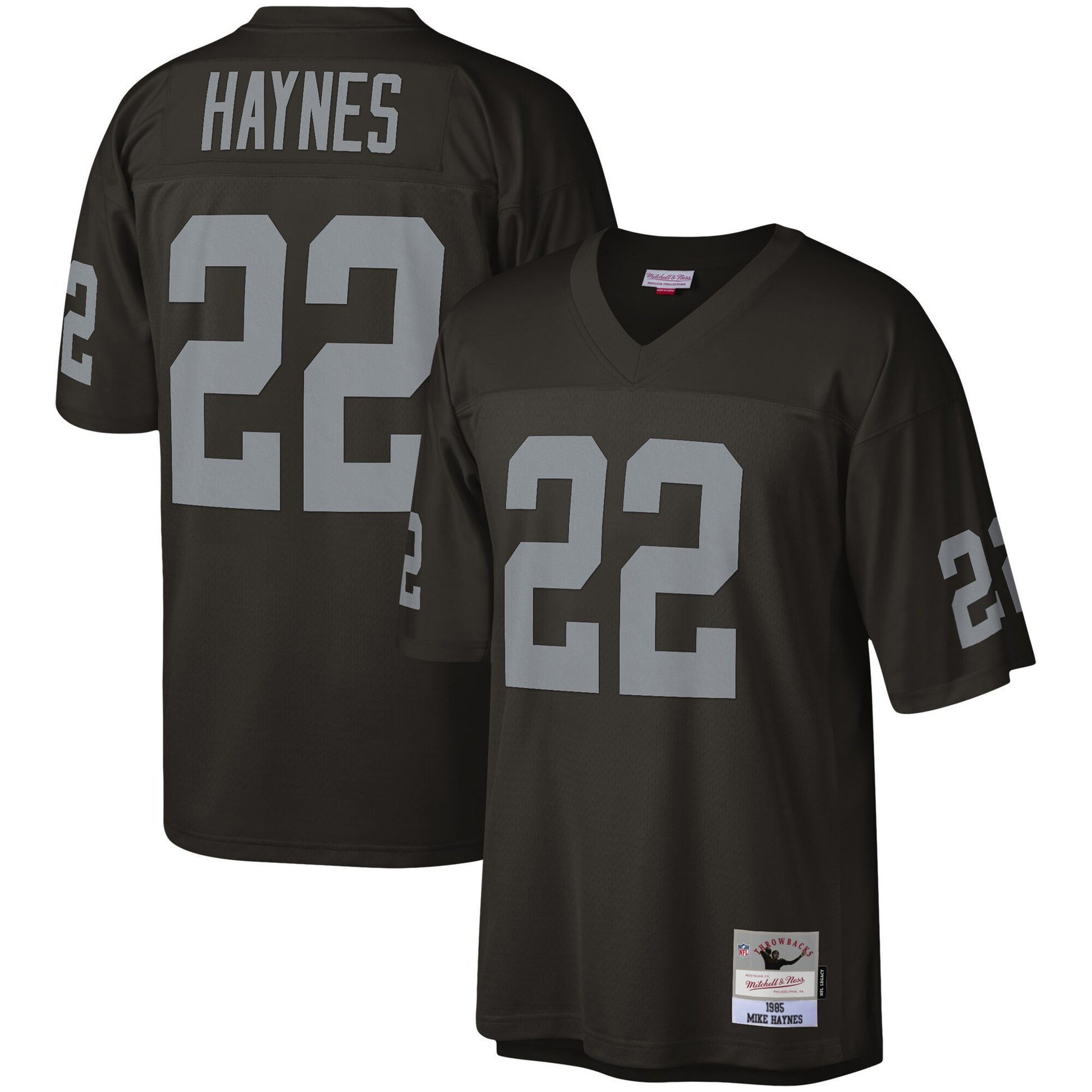 Mike Haynes Las Vegas Raiders black jersey