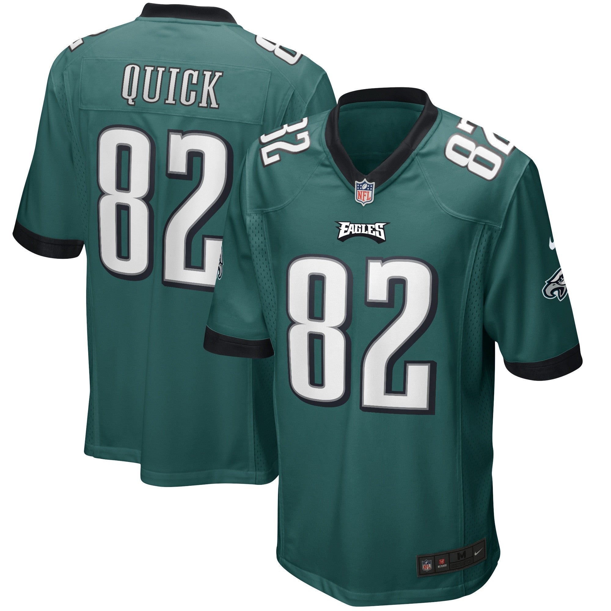 Mike Quick Philadelphia Eagles green Game jersey