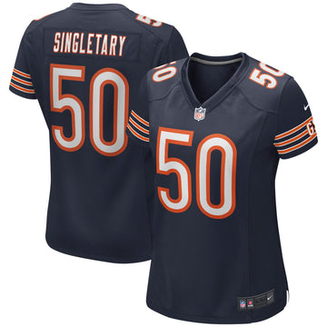 Mike Singletary Chicago Bears navy Game jersey