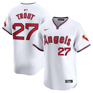 Mike Trout Los Angeles Angels white Limited jersey