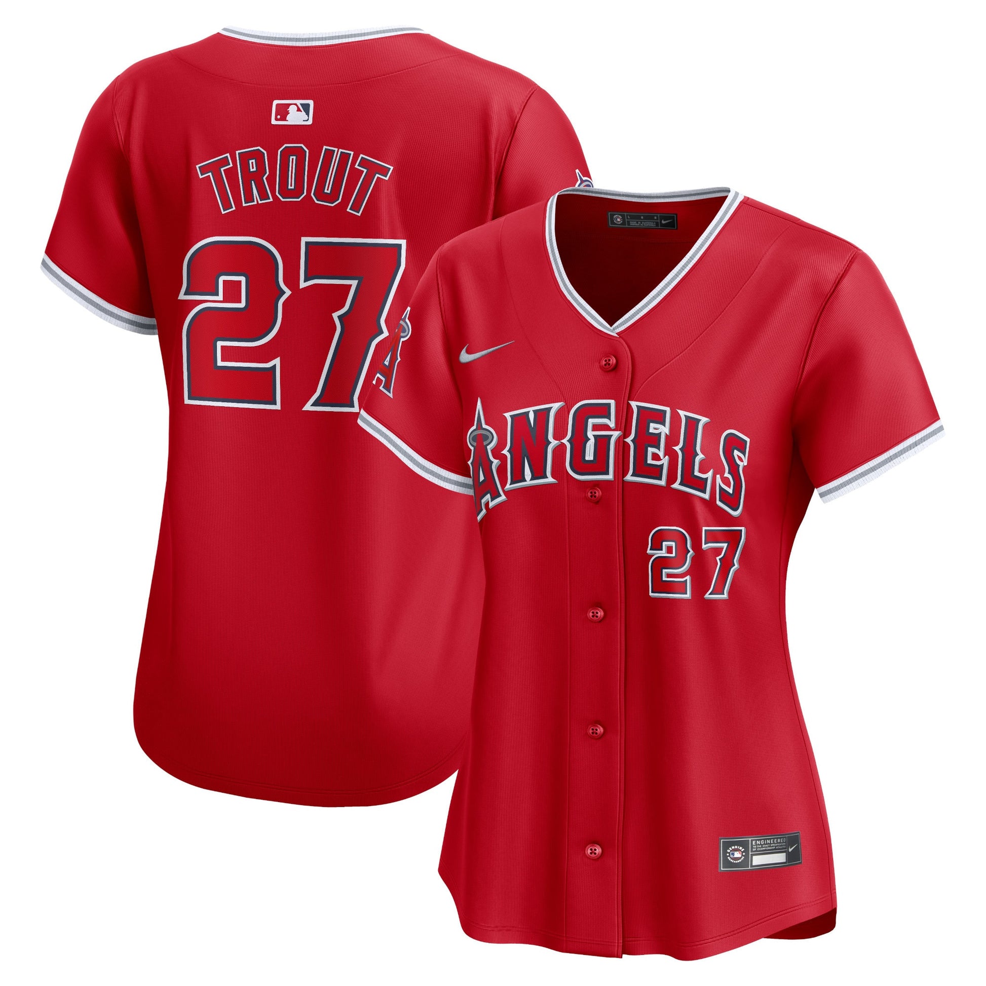 Mike Trout Los Angeles Angels red Limited jersey