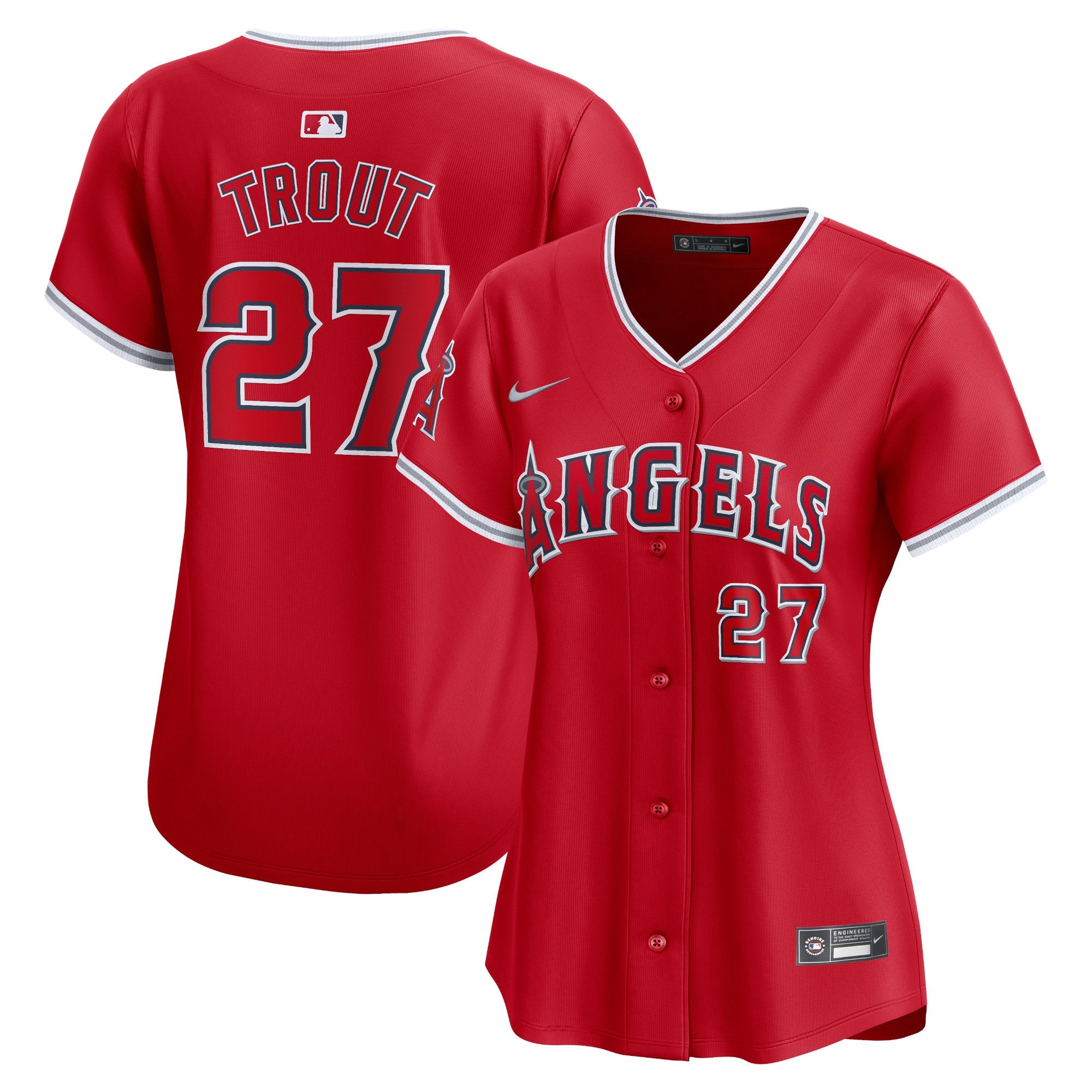 Mike Trout Los Angeles Angels red Limited jersey