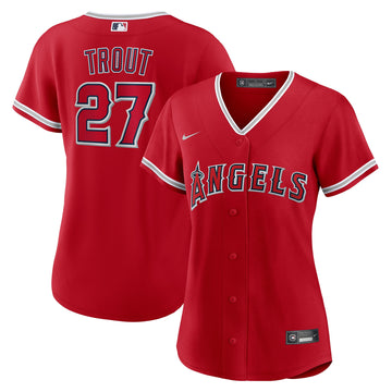Mike Trout Los Angeles Angels red Alternate jersey