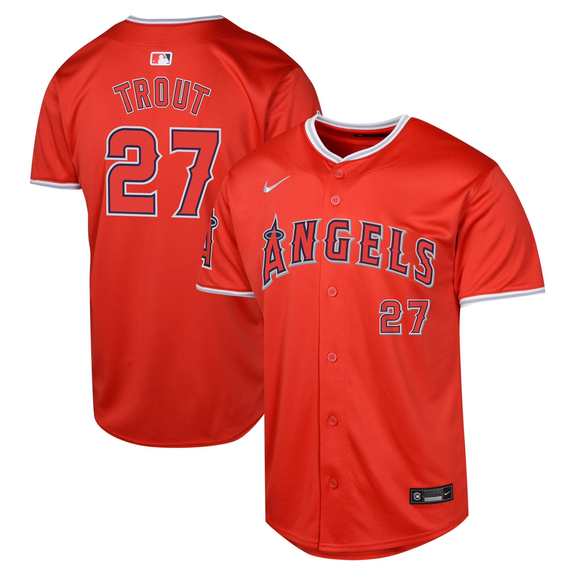 Mike Trout Los Angeles Angels red Limited jersey