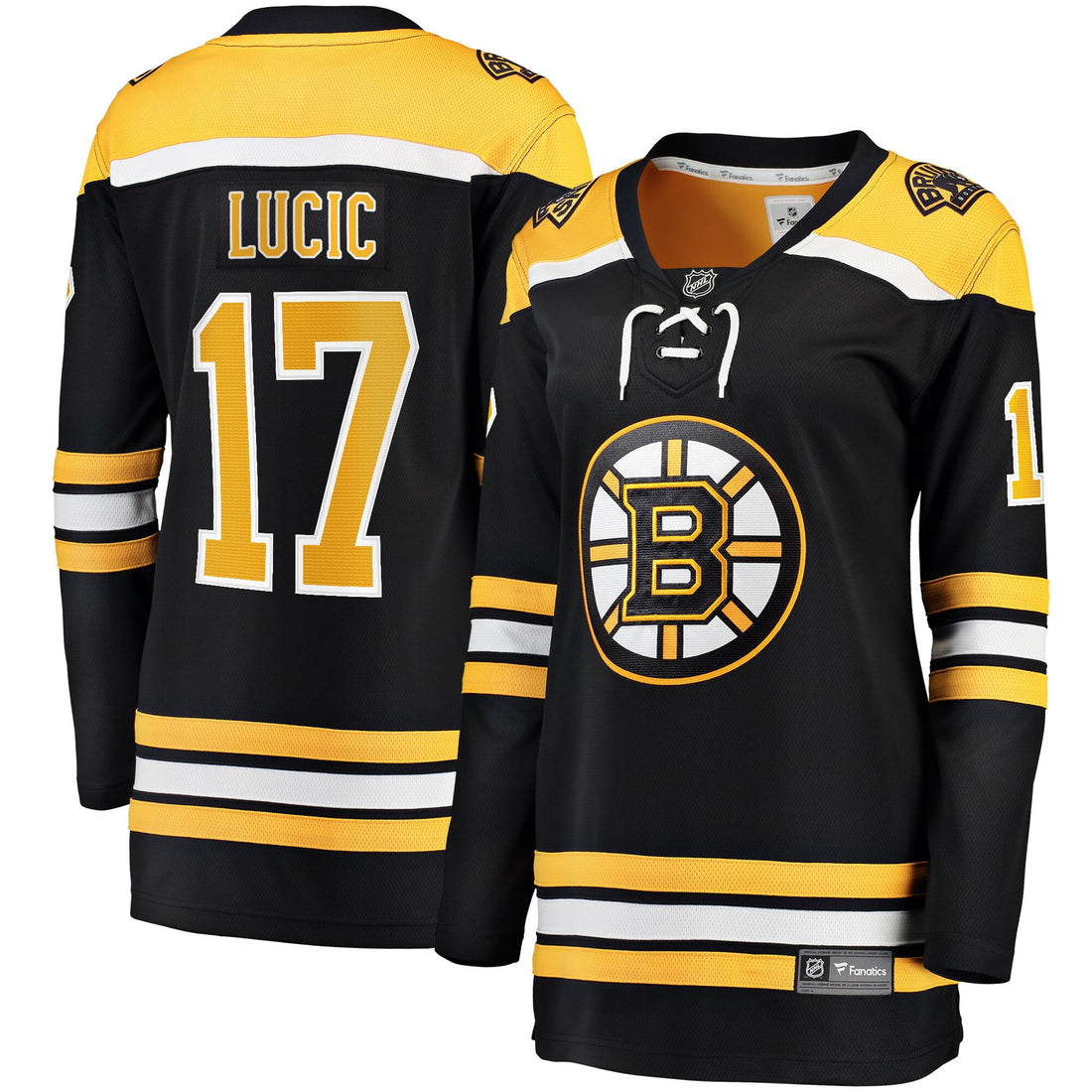 Milan Lucic Boston Bruins black Home jersey