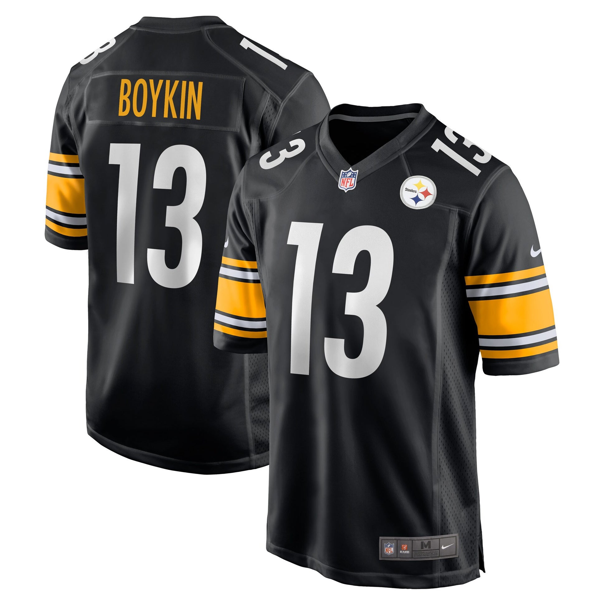 Miles Boykin Pittsburgh Steelers black Game jersey