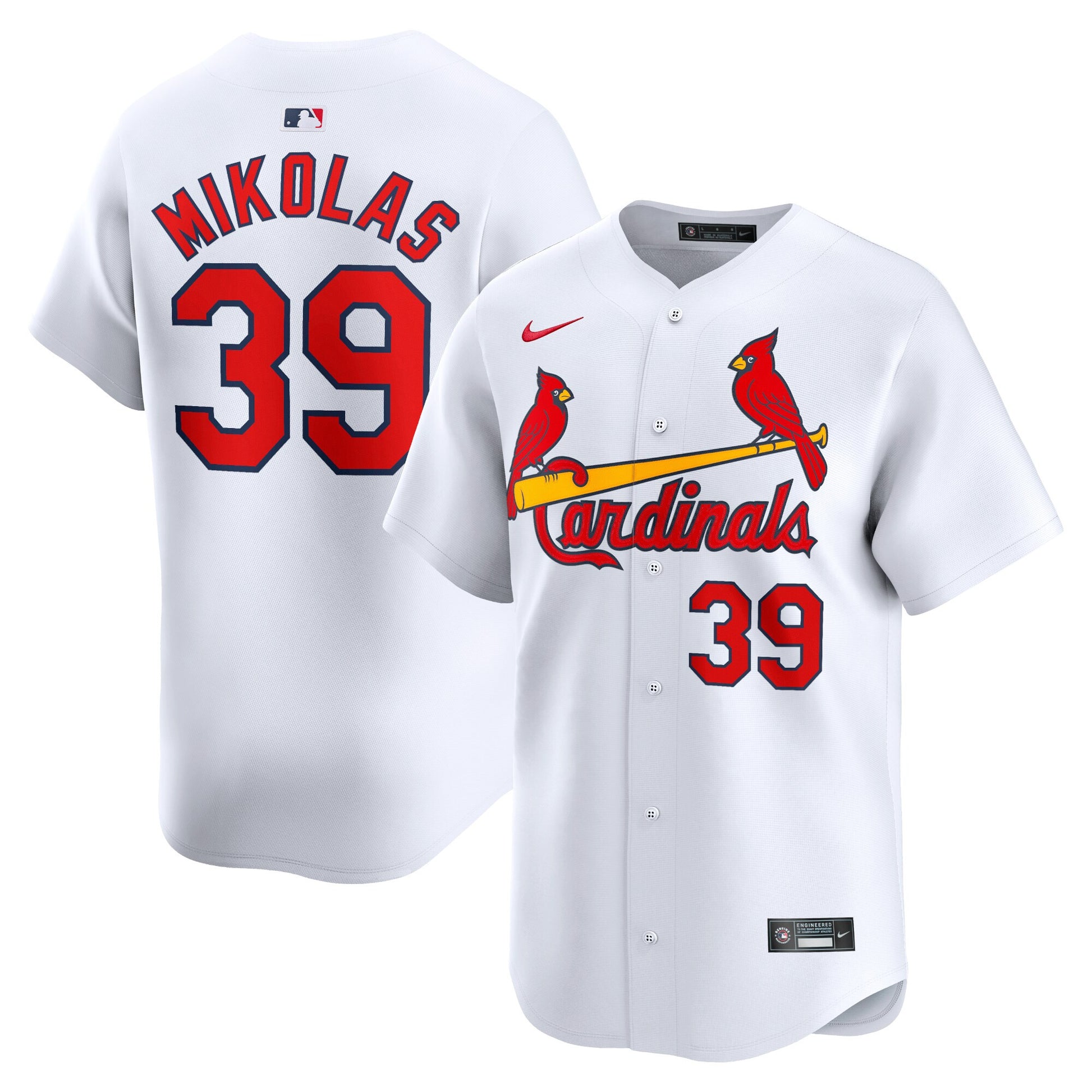 Miles Mikolas St. Louis Cardinals white Limited jersey