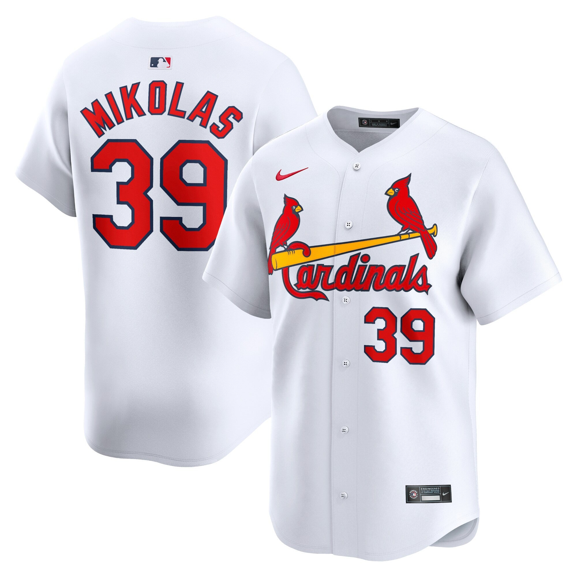 Miles Mikolas St. Louis Cardinals white Limited jersey