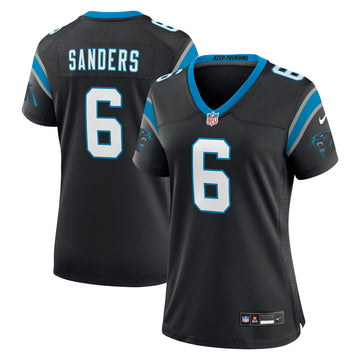 Miles Sanders Carolina Panthers black jersey