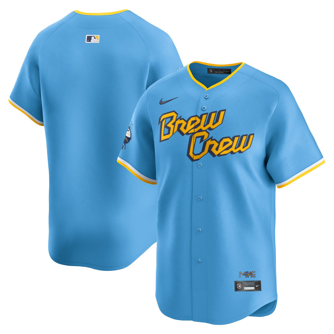 Milwaukee Brewers blue City Connect jersey