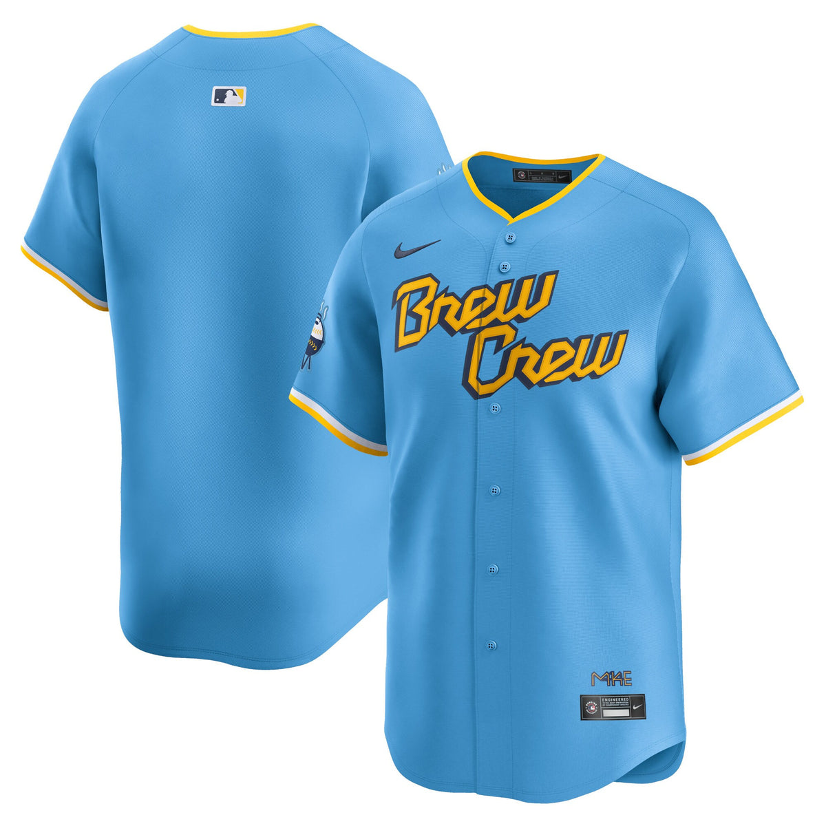 Milwaukee Brewers blue City Connect jersey