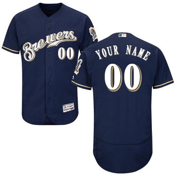 Milwaukee Brewers navy jersey