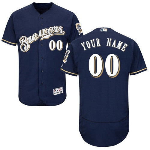 Milwaukee Brewers navy jersey