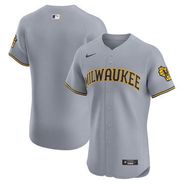 Milwaukee Brewers gray Vapor jersey