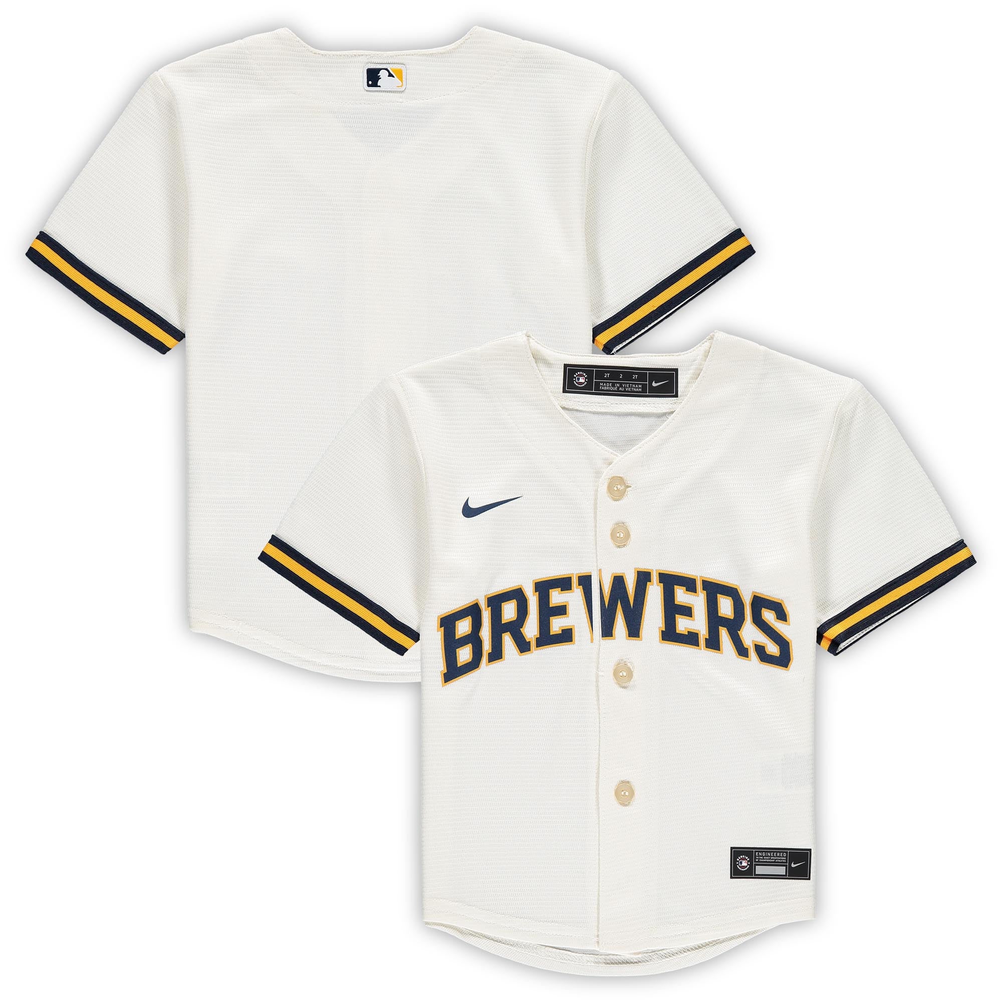 Milwaukee Brewers cream jersey